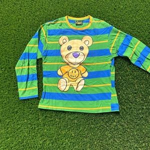 Drew House Striped Long Sleeve T-Shirt Size Medium